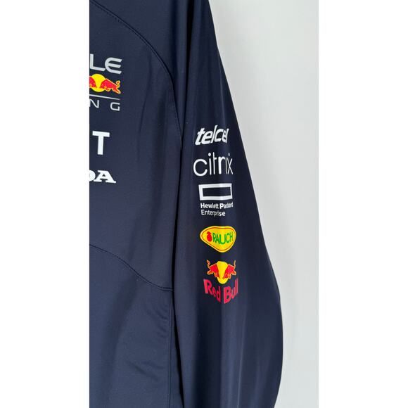Castore Oracle Red Bull Racing F1 Team Soft Shell Jacket Mens Large New Blue - Picture 7 of 15